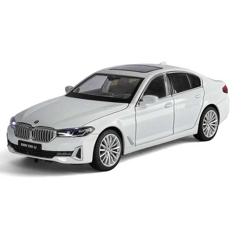 C 1:24 BMW 5 Series 530I 530Li Alloy Y Car Model Diecast Metal Toy Vehicles Car Model Simulation So