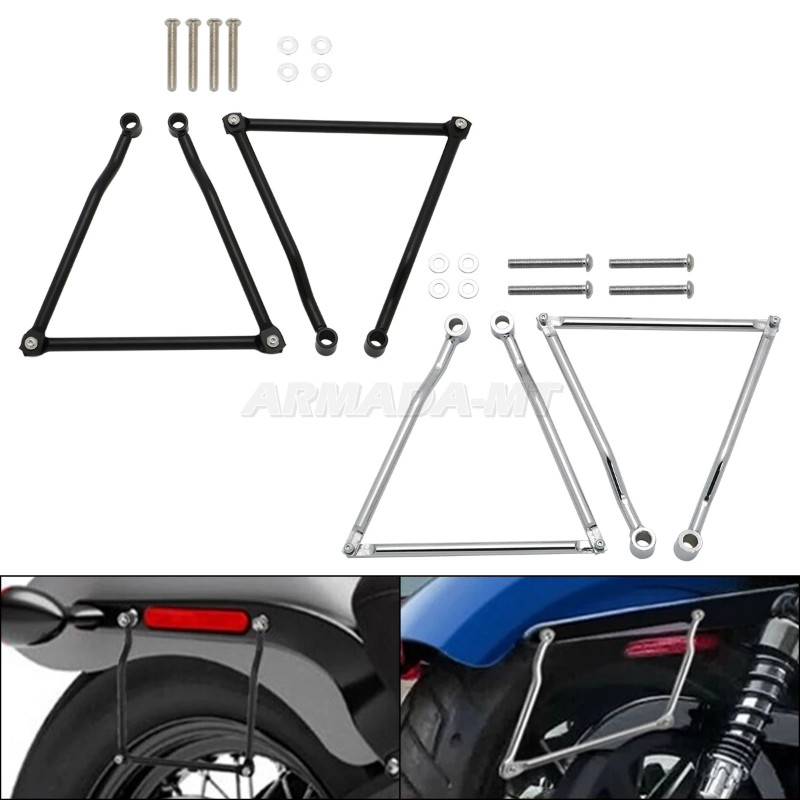 New Motorcycle Saddlebag Support Bar Mount Bracket For Honda Magna VF250 VF750 Shadow ACE Spirit Sa