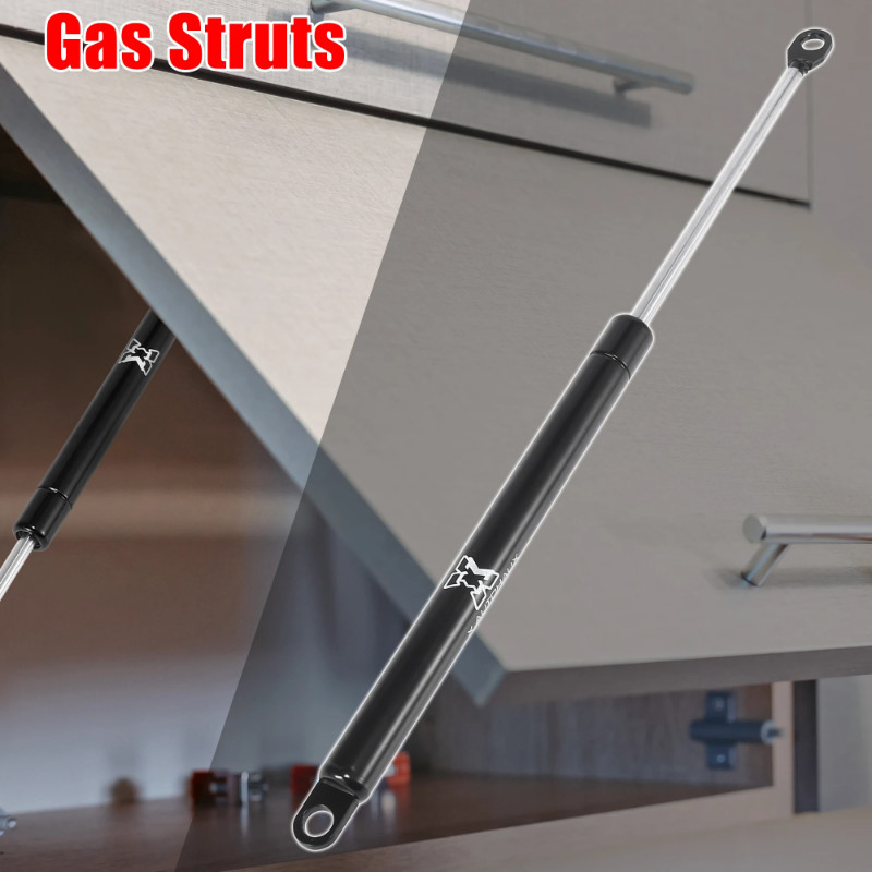 Uxcell 13 Inch 98N/22Lbs Gas Struts Shocks Lift Supports Lid Stay Black Car RV Cabinet Camper Windo