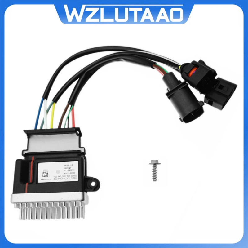 8K0959501G Radiator Fan Control Unit For Audi A4 A5 A6 A7 Q3 Q5 RSQ3 VW Phaeton 2017-) 8K0959501A 8