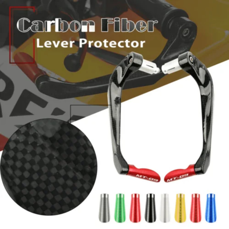 Real Carbon Fiber Motorcycle Brake Clutch Lever Guard Protectors for KAWASAKI Z 1000 Z1000 Z1000SX