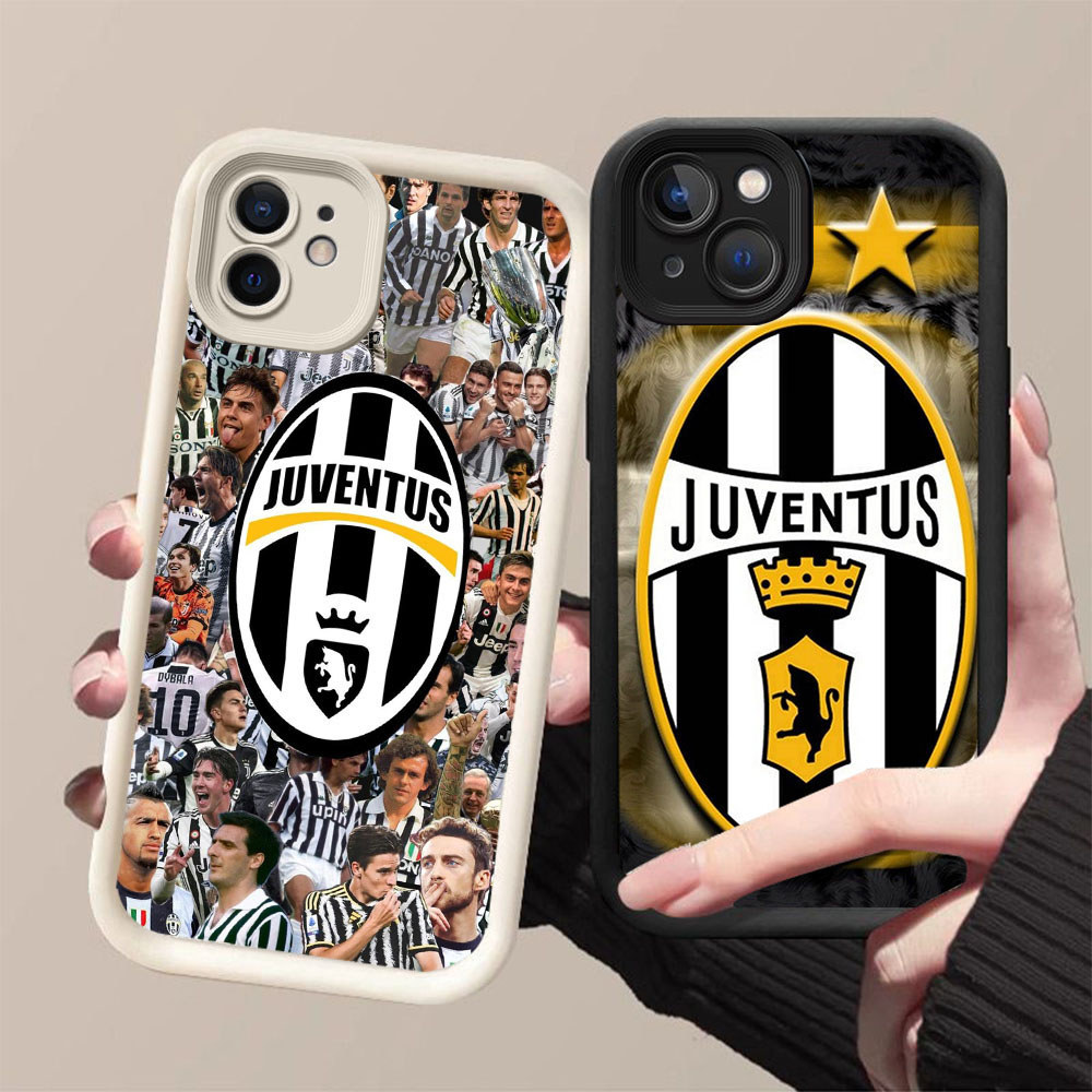 DK-68 JUVENTUS เคสซิลิโคนสีดําและสีขาวสําหรับ iPhone 13 11 12 Mini Pro Max