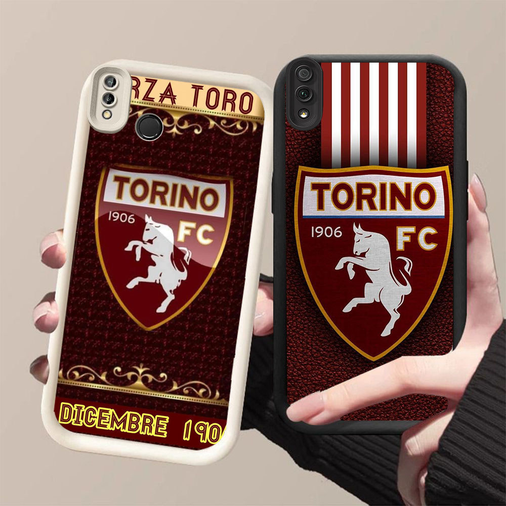 DK-63 FC TORIN โลโก้ซิลิโคนปลอกสีดําและสีขาวสําหรับ VIVO Y81S Y66 Y91 Y95 Y91i V9 Y81 Y93 Y91C