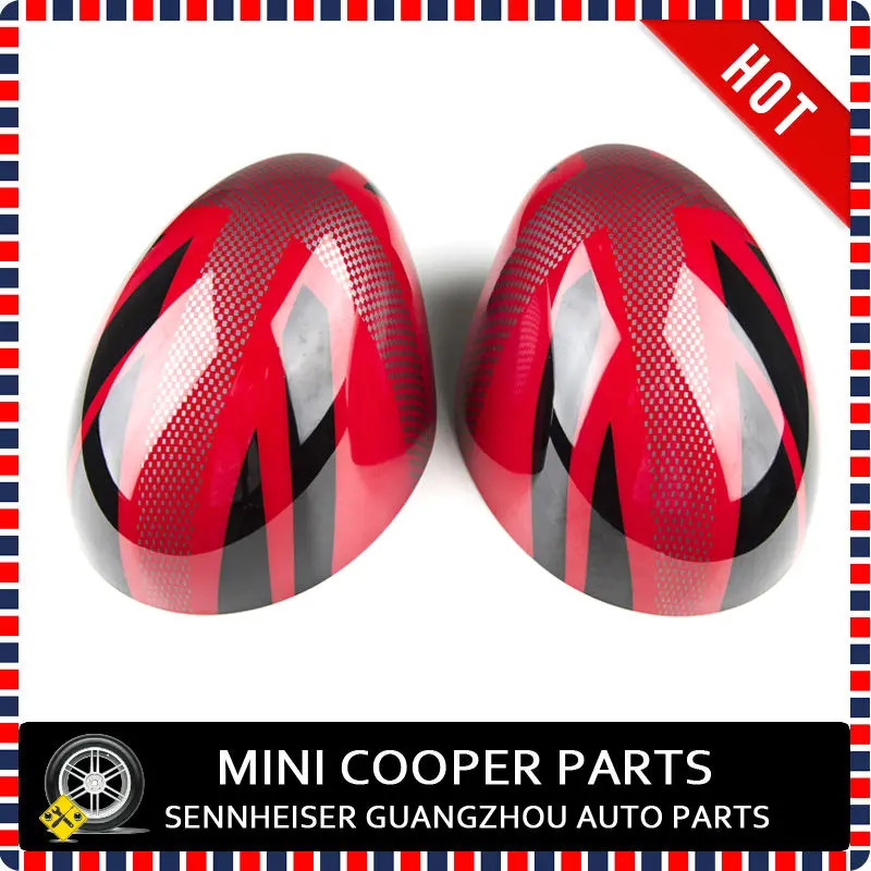 Brand New ABS Plastic UV Protected New Union Jack Style Mirror Cover For mini cooper clubman R52 R5