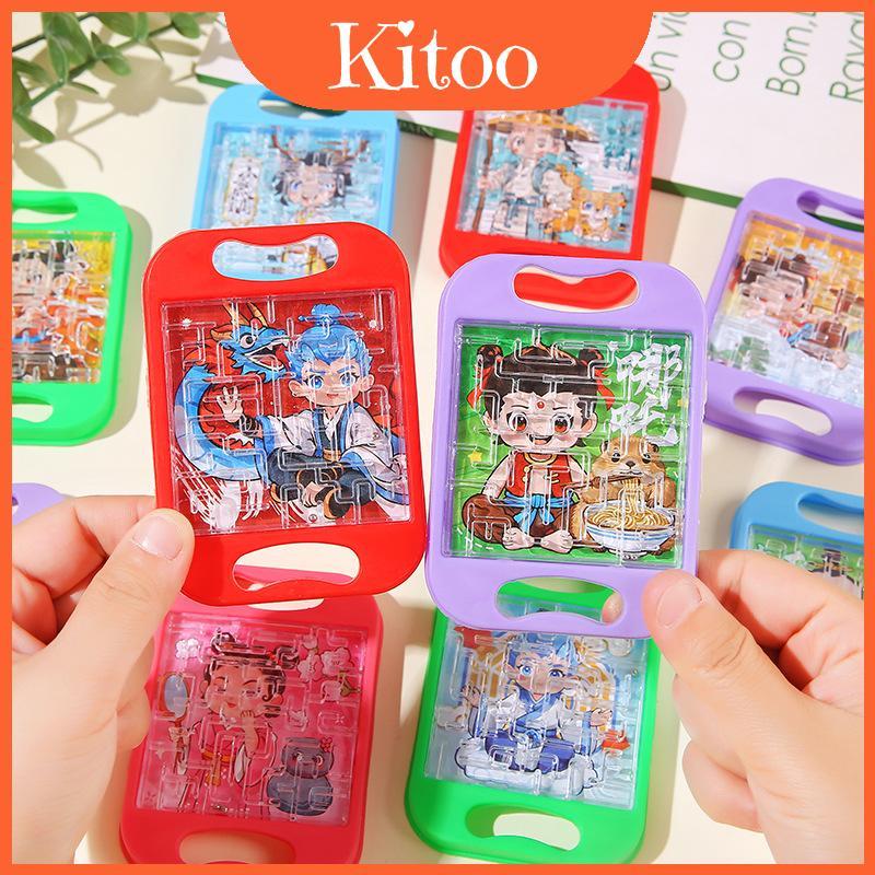 Track Balance Ball Bearing Bearing Puzzle Toy พร้อมธีม Nezha สําหรับใช้ในการเรียนรู้และของขวัญ