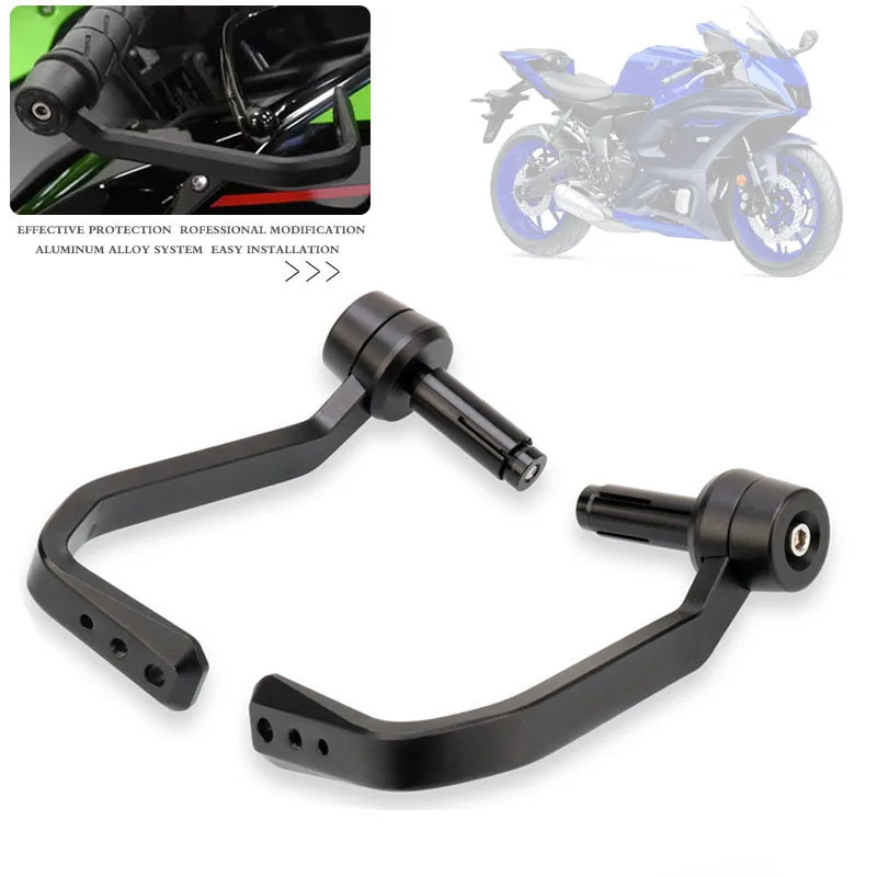 For YAMAHA YZF R1 R3 R6 R15 R25 XJ6 FZ1 FZ6 FZ8 FAZER Motorcycle CNC Handlebar Grips Guard Brake Cl