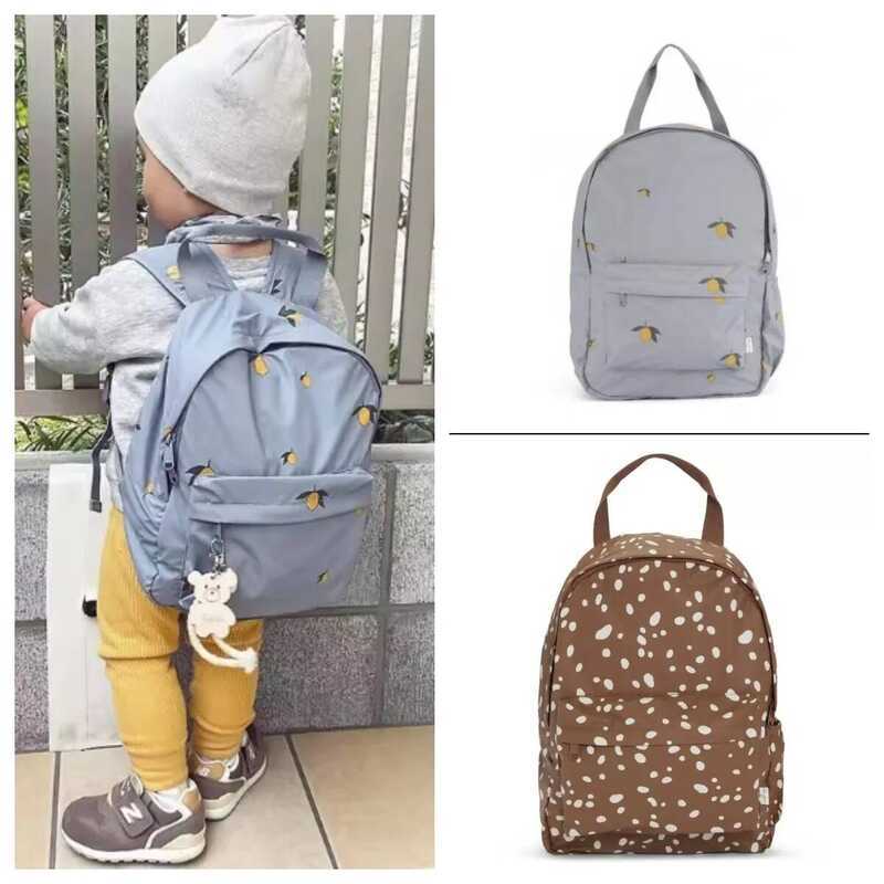 C Baby Backpack Parent-Child Kids Schoolbag Kindergarten S Brand Travel Mom Cherry Lemon Children's