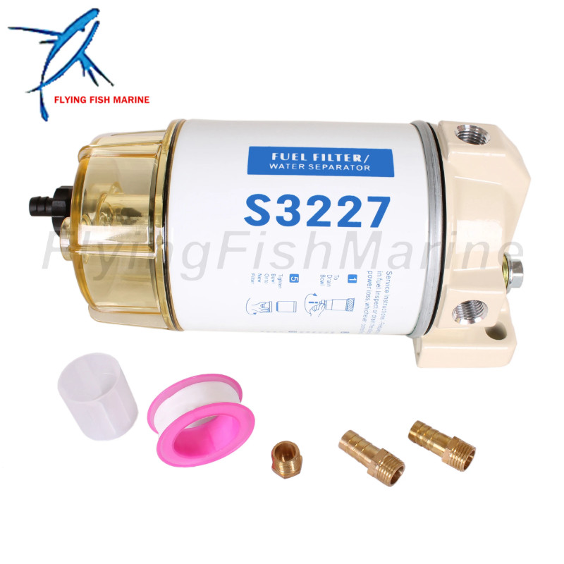 S3227 9-37882 320R-RAC-01 490R-RAC-01 18-7922 Fuel Filter Water Separator Assembly 8M0154764 8M0146