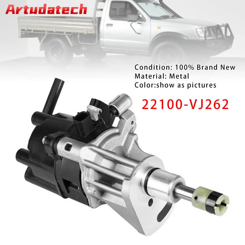 Artudatech Ignition Distributor 22100-VJ262 For Nissan D22 Navara 1999 Up L4 2.4L KA24DE 22100VJ262
