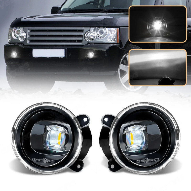 LED Fog Lamps For Land Rover Discovery 2 3 Range Rover Sport L322 Foglight White Yellow Daylights L