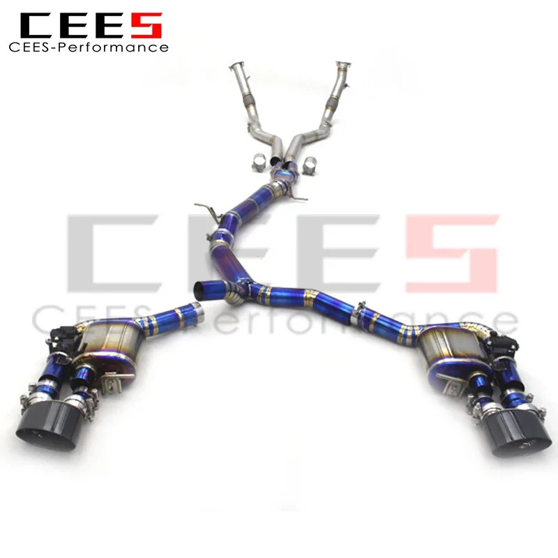 CEES Performance Titanium Catback Exhaust Systems For Audi RS4/RS5 B9/B9.5 2.9T 2017-2023 Racing Ca