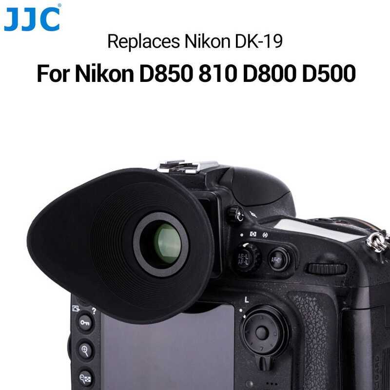 JJC Soft Eyecup ช่องมองภาพสําหรับ D850 D810A D810 D800E D800 D500 Df D5 D4S D4 D3X D3S D3 กล้องเปลี่