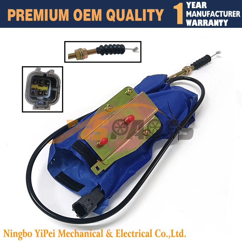 New Stop Solenoid 1-81900-227-0 for Isuzu 4BG1 6BG1 Engine 1819002270 24V