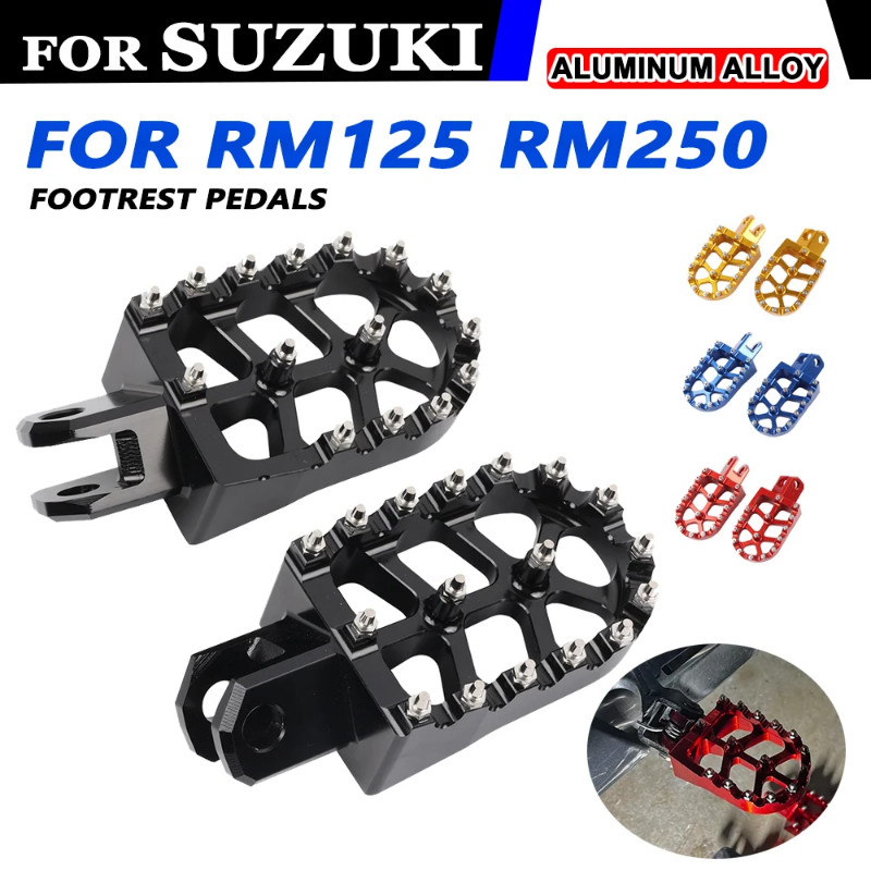 For Suzuki RM 125 250 RM125 RM250 RMX250S RMX250R RMX 250R Motorcycle Accessories Foot Rests Footre