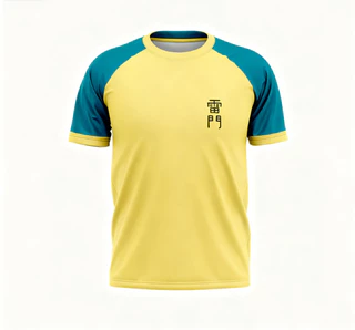เสื้อยืดกีฬาแขนสั้นทรงกลม สไตล์เหมือนตัวละครในอนิเมะ Inazuma Eleven