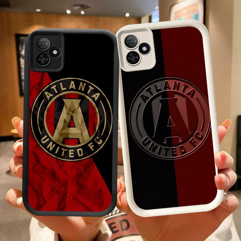 DJ-44 Serie A Atalanta Silicone Casing สีดําและสีขาว สําหรับ Realme 15T 5G