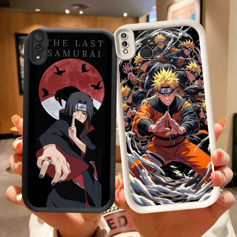 DK-73 Naruto Anime ปลอกซิลิโคนสีดําและสีขาวสําหรับ VIVO Y81S Y66 Y91 Y95 Y91i V9 Y81 Y93 Y91C