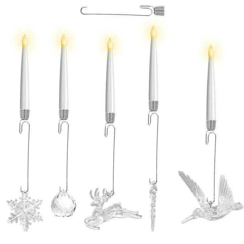 C New Chritma Candle Light Decoration LED Candle Light Indoor Arrangement Atmophere Chritma Tree LE