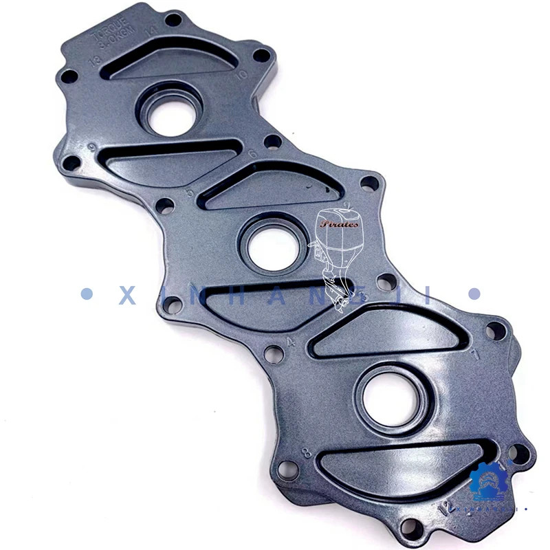 6H3-11191-00-9M Cover Cylinder Head For Yamaha 3 Cylinders 60HP Outboard Motor 6K5 6H3 Series 6H3-1