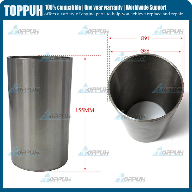 V2203 Cylinder Liner Sleeve For Kubota V2203 Engine