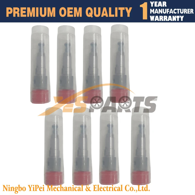 8PCS 140154-1720 Plunger Barrel Compatible with Kubota D722 Renault Diesel Vehicle 16851-51050 M20