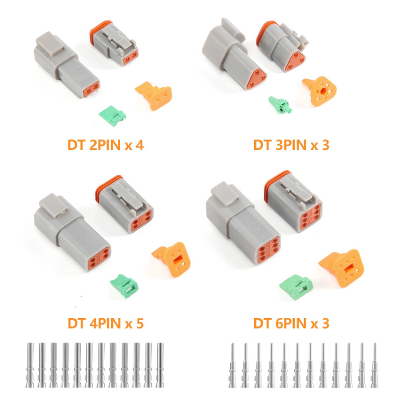 1 BOX for Deutsch DT Series Waterproof Wire Connector Kit DT06-2 3 4 6S DT04-2 3 4 6P Automotive Se