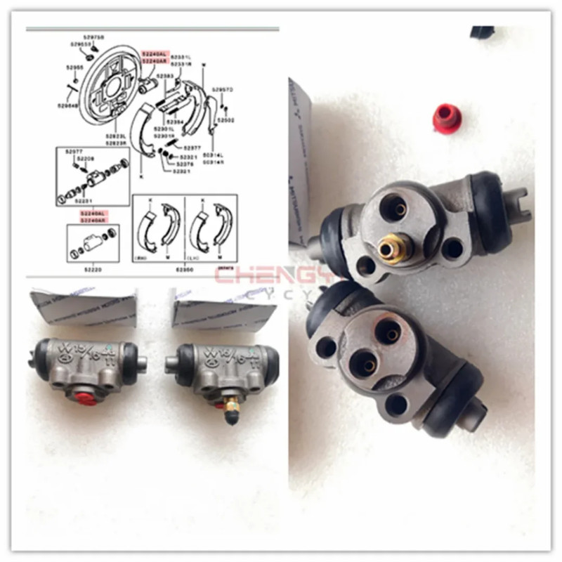 Rear Wheel Brake Cylinder Rear Distributor Pump For Pajero Montero L300 V31W V32W V33W V43W MB50073