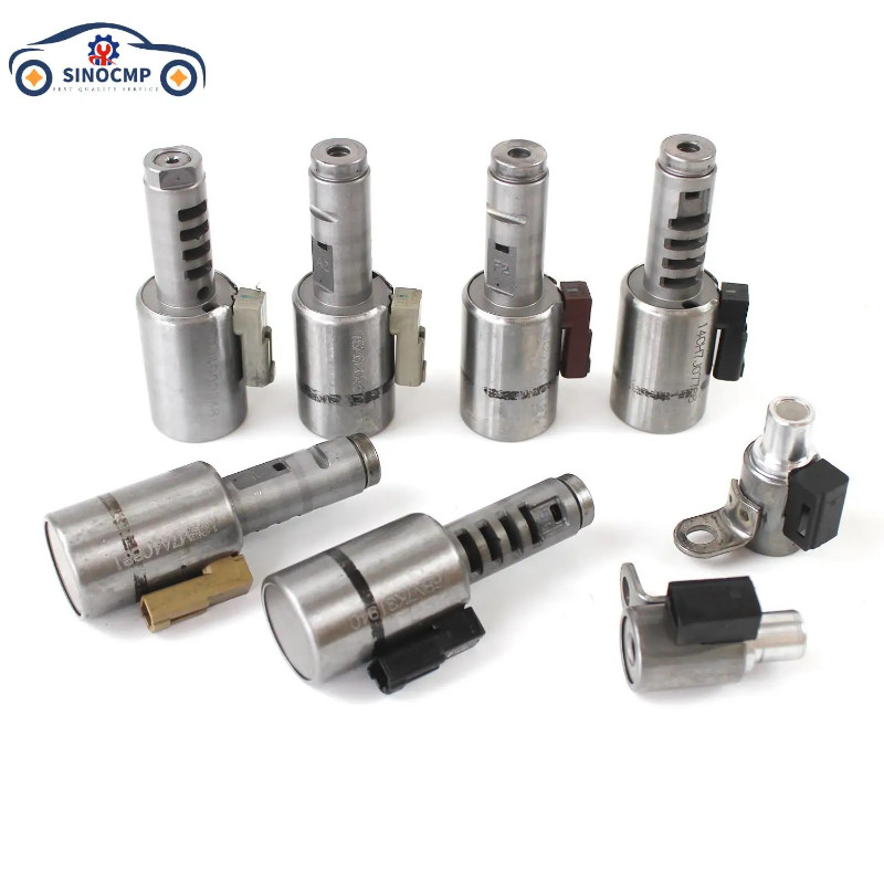 TF80SC TF81SC 8PCS Transmission Solenoid For 06-11 Volvo XC90 C30 XC70 XC90 4.4L V8 ALFA ROMEO FIAT