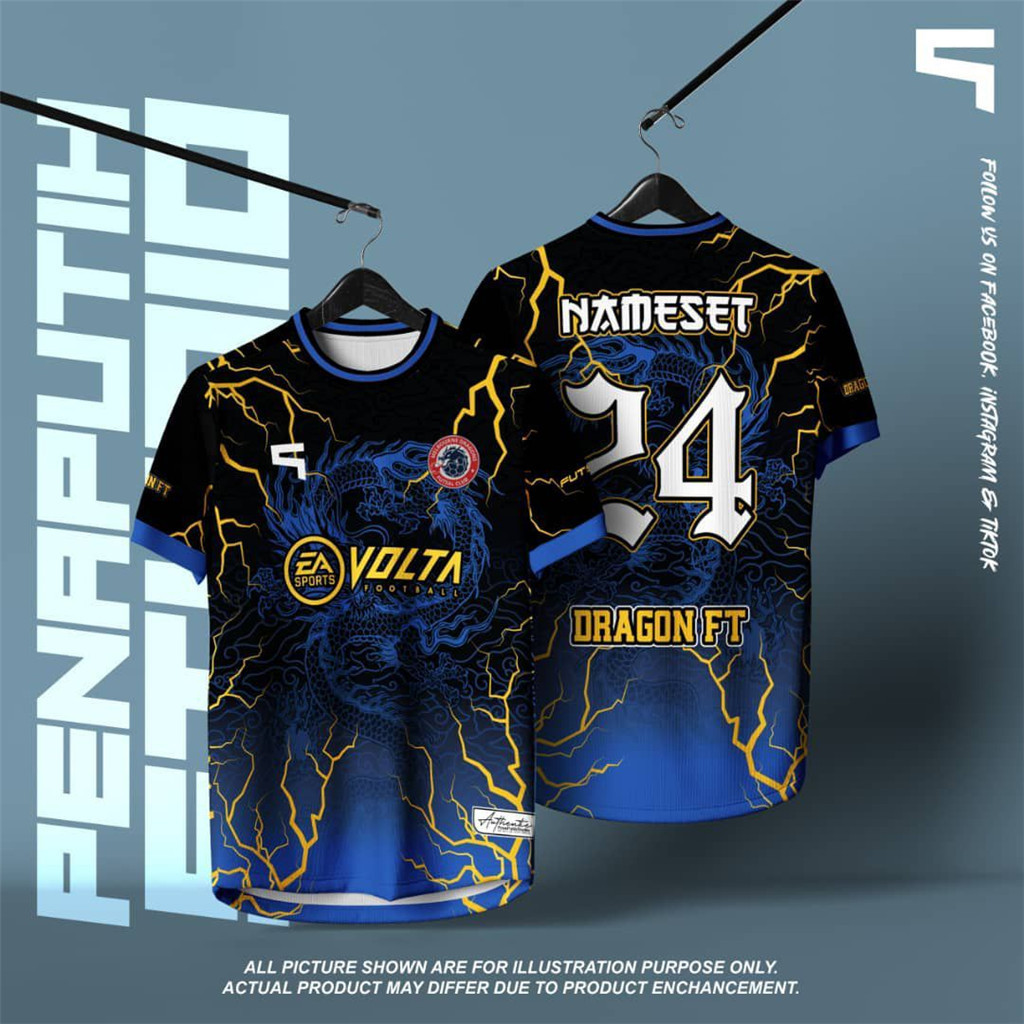 2025 การออกแบบใหม่เสื้อที่กําหนดเองชื่อ Bola Futsal เสื้อฟุตบอล baju lelaki Jersey ฟุตซอลพิมพ์ bola 