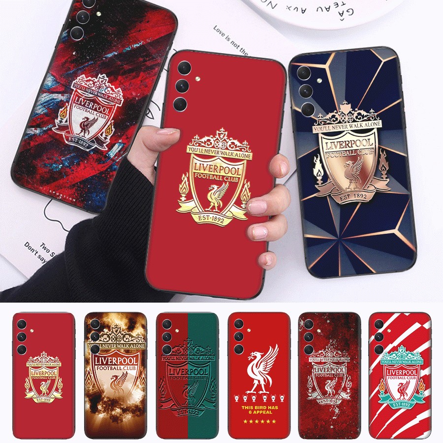 D6 Liverpool Club สําหรับ Samsung A54 5G A55 A60 A70 A71 A72 A73 F62 ความเข้ากันได้ TPU Spot พลาสติก