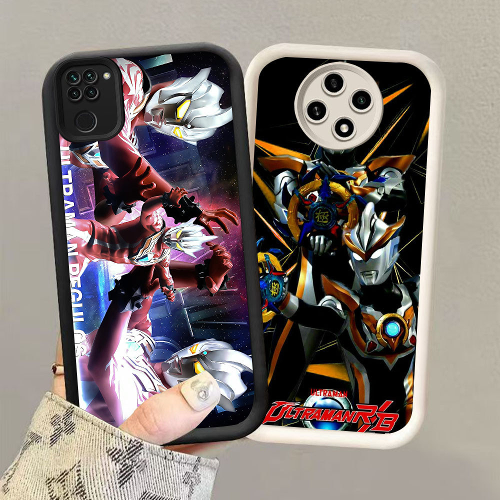 HK-67 Ultraman Ginga ปลอกกันกระแทกสําหรับซิลิโคนสีดําและสีขาว Xiaomi Redmi Note Poco 8 9 9S M2 Pro M