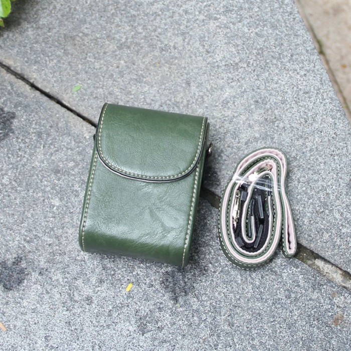 เหมาะสําหรับ Sony การ์ดสีดํา RX100m7M6/LX10 กระเป๋ากล้อง ZV1M2 F GR3/2 เคสหนัง Canon G7X3/2