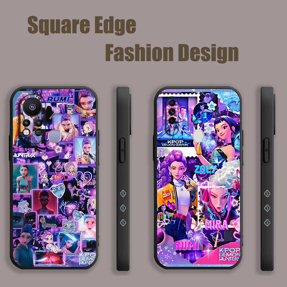 ปลอกสําหรับ OPPO A53 A76 Reno6z A95 Lite A96 A77 X5 Pro Reno 7 Reno 8 Kpop Demon Hunters Rumi Zoey M