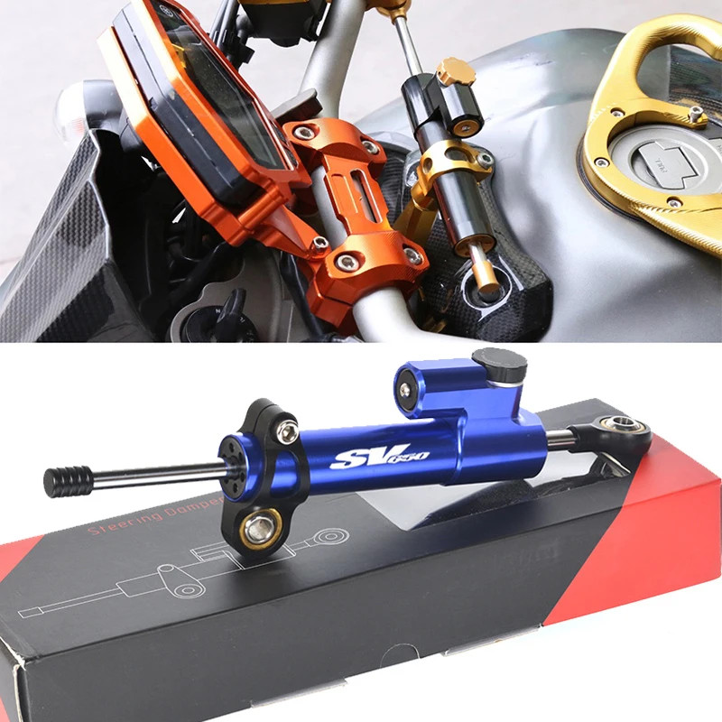 For SUZUKI SV650 SV 650 SV650S SV650 S SFV650 Motorcycle Universal Adjustable Steering Damper Stabi