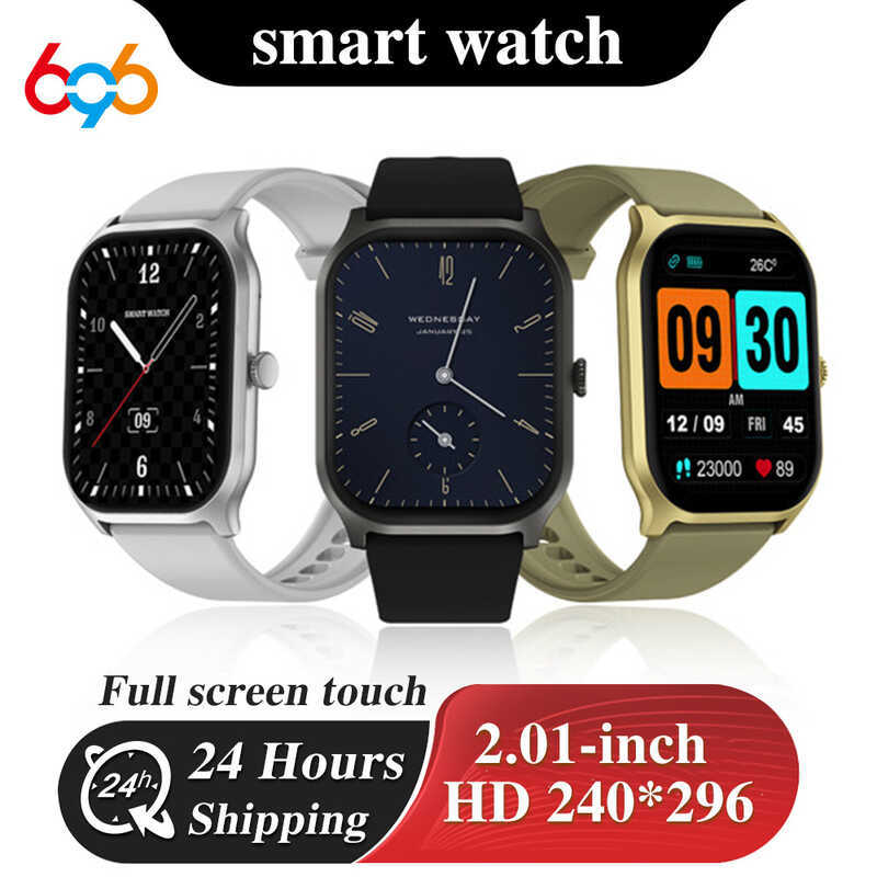 ZL77J สร้อยข้อมือสมาร์ทนาฬิกาบลูทูธโทร 2.01 หน้าจอ HD Pedometer การออกกําลังกาย Heart Rate ความดันโล