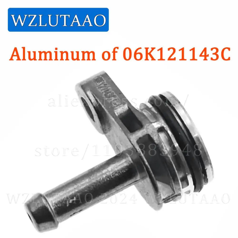 1/2/5/10X Coolant Hose Flange 06K121143 06K121143A 06K121143B 06K121143C For Audi A1 A3 A4 Q3 Q5 VW