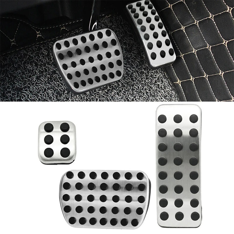 Stainless Steel Brake Pedal Pad Cover For Benz C E S GLK SLK CLS ML GLE Sport A1702900182 A20343000
