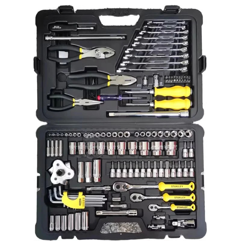 125-piece tool set, Multi-functional Comprehensive tool set, Household/Auto repair hand tool set, P