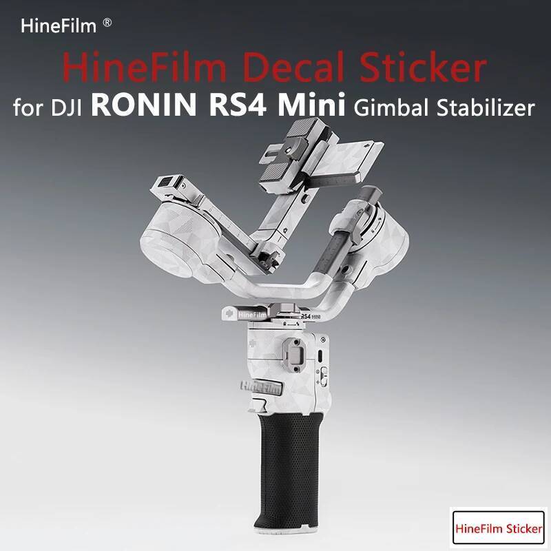 Hinefilm ผิวสําหรับ RS4 Mini Gimbal Decal ผิวสําหรับ DJI RS 4 Mini Stabilizer สติกเกอร์ห่อ RS4MINI P