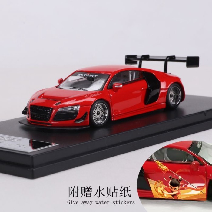 Leman Shop 1: 64 Audi R8 LMS ULTRA จําลองรถรุ่นคอลเลกชันเครื่องประดับ