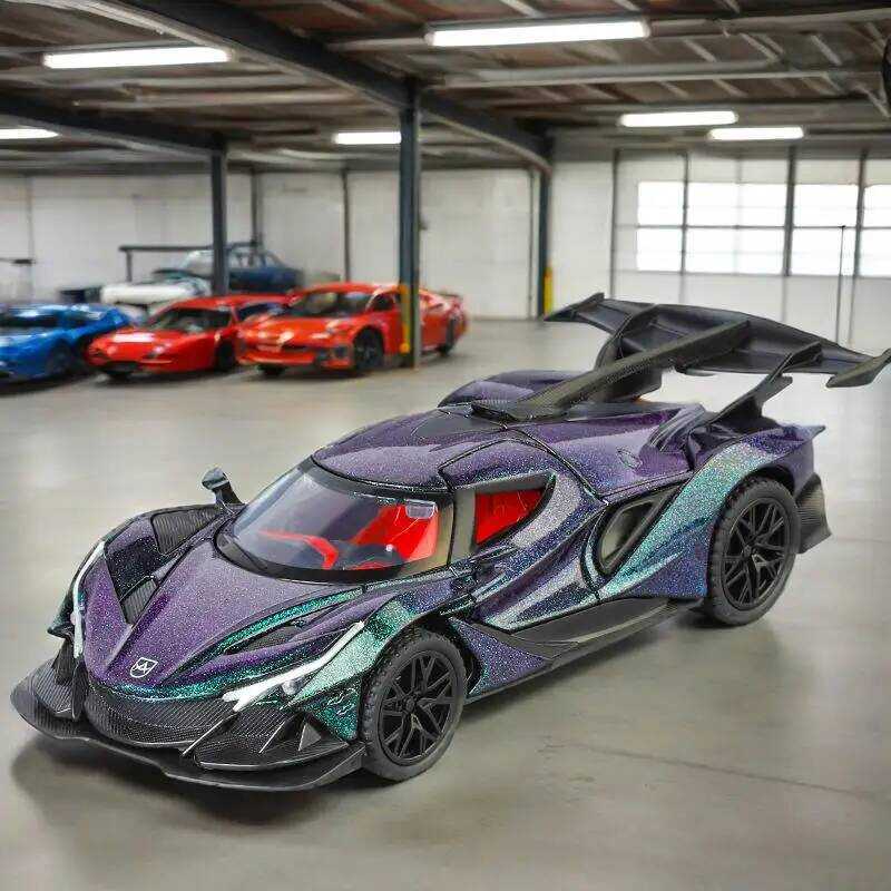 C 1:32 Apollo IE Er Car Model Alloy Diecast Car Toy Sound Light Children Gift Collection Diecast To