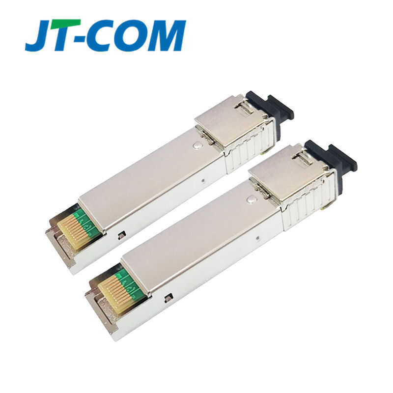 JT-COM คู่ 10G SFP+ SC Single Mode Simplex SFP Module 10KM 1330/1270nm DDM, ใช้งานร่วมกับ Ruijie , H