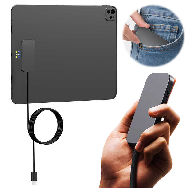 สําหรับ iPad Pro ic Wireless Fast Smart Connector Charger แท่นชาร์จพร้อมสายเคเบิล USB-C