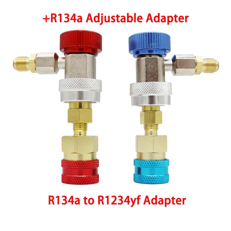 R1234YF Quick Coupler, R1234yf to R134a Adapter,1234yf to 134a Adapter High Low Side Connector Conv