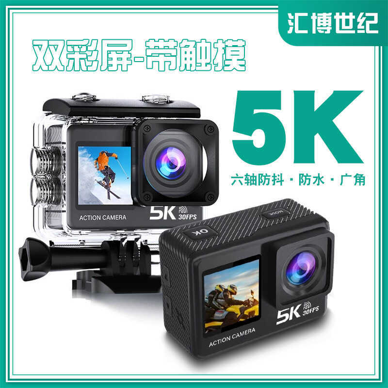 C1S HD 5K กันน้ําภายใต้ WiFi กล้องดําน้ํากล้องเดินทางแบบพกพา Anti-Shaking กล้องกีฬา