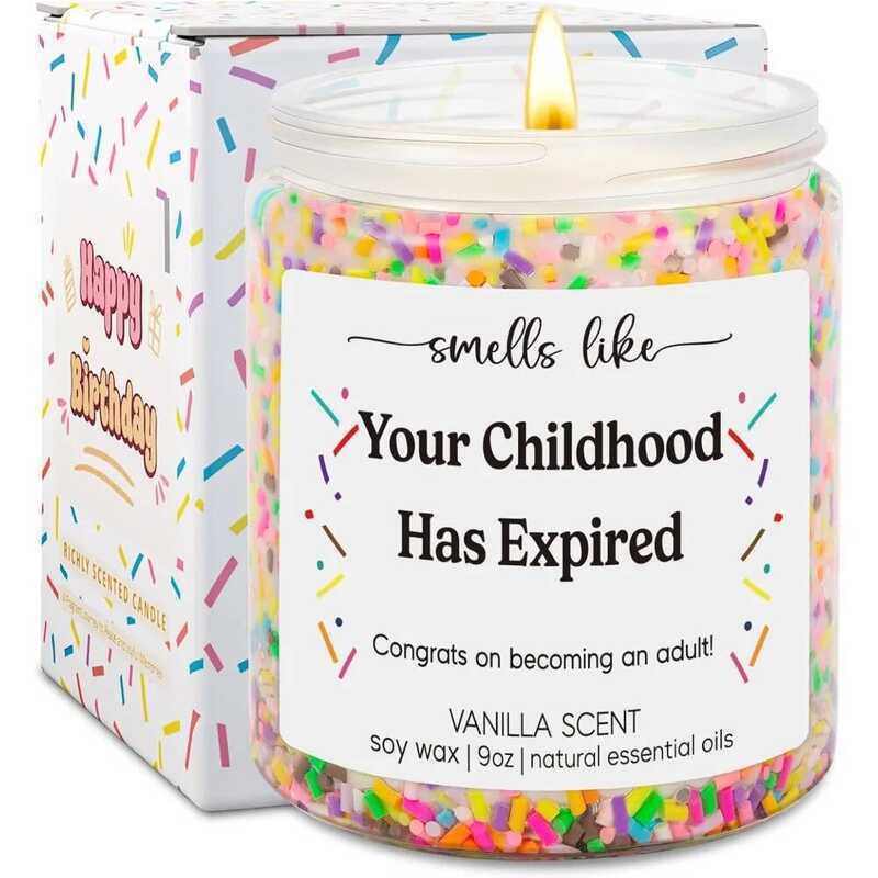C 18Th Birthday Candles - 18Th Birthday Gifts For Girls, Boys - Gifts For 18 Year Old Girl, Boy, Fe