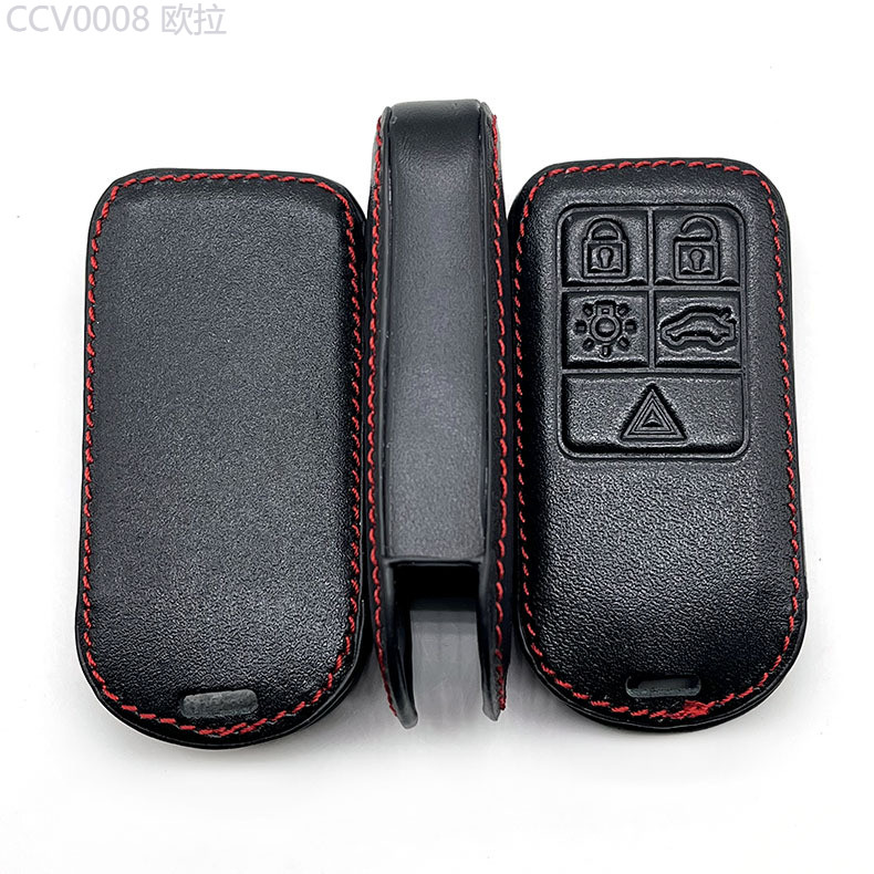 【2012 -2025】 จัดหา xc60 ฝาครอบกุญแจ s90xc90 หนังแท้ xc40 s60l ปลั๊กอิน 20 กระเป๋าหัวเข็มขัดเปลือกรถ