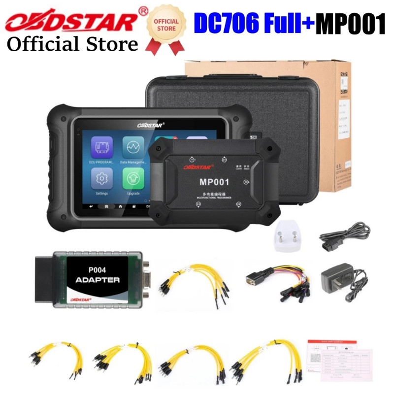 OBDSTAR DC706 ECU Tool Full for ECM /TCM/ BODY/Clone by OBD or BENCH for Car and Motorcycle with MP