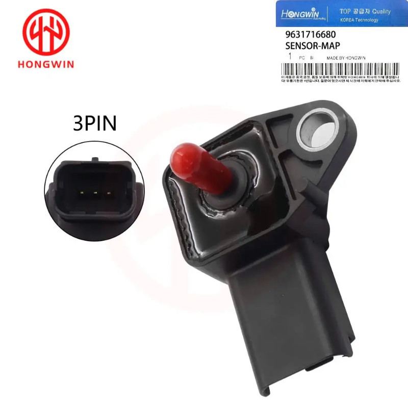 MAP Air Intake Manifold Absolute Boost Pressure Sensor 9631716680 1920.7T For Citroen C5 C8 Jumpy F