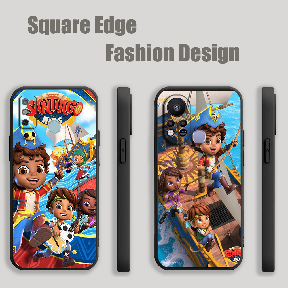 ปลอกสําหรับ Samsung A03S A73 A23 S21 S22 Ultra A72 A25 A05 A05s A55 S23 FE A35 santiago of the seas 